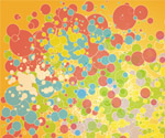 Colored Bockha Orange Background